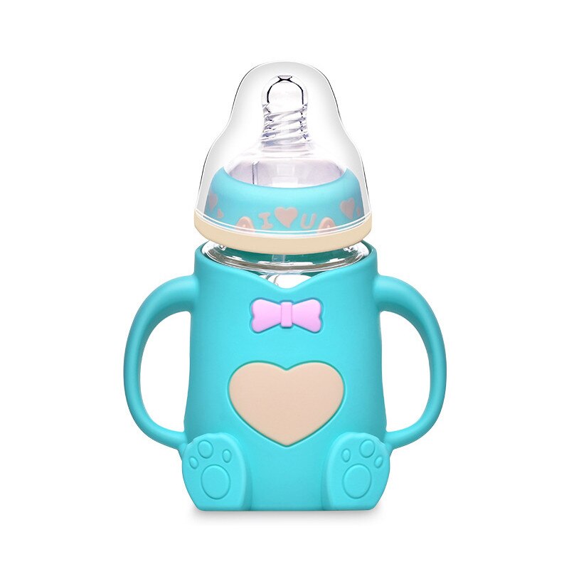Baby Bottle with Handles Cute Feeding Bottle
